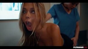 Lesbian nurse scene with Ava Amira and Kylie Rocket